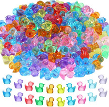 250g Mini Resin Ducks Bulk Multicolor Tiny Duck Figures Craft Decor Collectibles picture