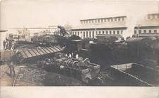 J29/ New York RPPC Postcard c1910 Lehigh Valley Railroad Wreck Disaster 122 picture