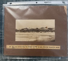 Antique 1909 Manhattan Beach CA Original Photo View North Along Strand From Pier picture