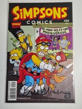 Simpsons #214 Signed Bill Morrison w/COA picture