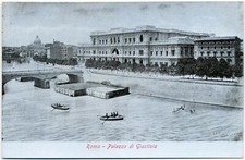 Rome Palace of Justice Tiber Untraveled Postcard 1930-40 ca. S1386 picture