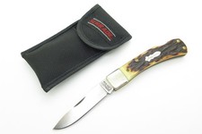 Vintage Schrade Uncle Henry 5UH USA Delrin Handle Lockback Folding Pocket Knife picture