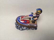 Limoges Trinket Box ~  Wave Runner (Jet Ski) ~ ROCHARD ~ Peint Main France picture