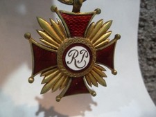 Poland Cross of Merit Original Medal Decoration Order RARE estate find picture