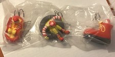 3 Unreleased UnOpened 2004 McDonald’s bath toys Ronald in boot, inner tube, Shoe picture