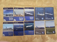 United Airlines Ultimate 10-Card Collection Complete Fleet + 100 Years + Stars picture