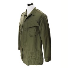 VINTAGE US ARMY TROPICAL COMBAT JACKET 1969 VIETNAM WAR LARGE LONG NOS NEW picture