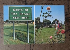 Vintage South of the Border Postcard Retro Travel Ad, Interstate 95 picture