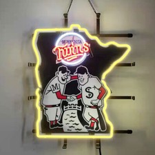 Minnesota Twins City Logo Neon Light Sign Lamp With HD Vivid Printing 20