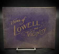 Antique Views of Lowell Massachusetts Souvenir Photo Viewbook C.I. Hood Mills picture
