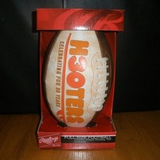 New Hooters Vintage Football Celebrating 30 Years with Stand & Kicking Tee picture