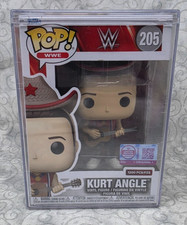 Funko Pop WWE Kurt Angle #205 1200 Pieces Fanatics Exclusive - New in Protector picture