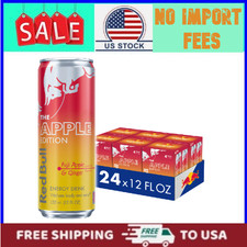 Red Bull Apple Edition Energy Drink, Fuji Apple & Ginger, 12 fl. oz., 6 x 4 Cans picture