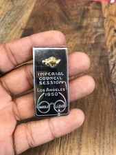 1950's - IMPERIAL COUNCIL SESSION L.A. HAROLD LLOYD MASONIC MONEY SHRINKERS CLIP picture
