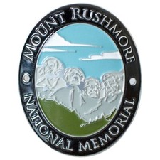Mount Rushmore Walking Stick Medallion - South Dakota Memorial Hiking Gift Badge picture