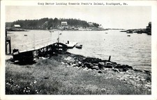 Cozy Harbor, Pratt's Island, Southport, Maine ME RPPC Postcard picture