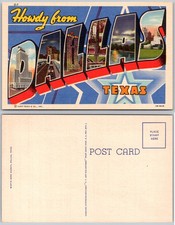 Dallas Texas Howdy Postcard picture