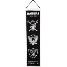 Las Vegas Raiders Logo Evolution Heritage Banner picture