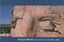 Korczak's Heritage, Inc. Crazy Horse Opens Eyes on the Black Hills blue brown picture