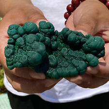 172G Natural Malachite Crystal cat's eye Rare Mineral Specimens Collectio picture