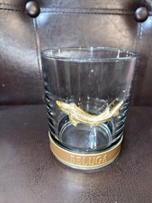 Beluga Premium With Pewter 8 Oz Russian Vodka Glass picture