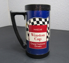 Vintage Winston Cup Grand National Driver Mug Thermo-Serv Insulated 70's NASCAR picture