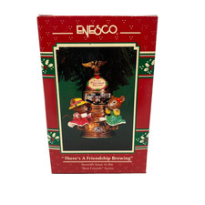 Enesco Best Friends Series 7 Ornament Theres A Friendship Brewing 1996 NOS picture