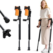 Adjustable Forearm Crutches for Adults–10-Level Height Ergonomic Arm Crutches, A picture