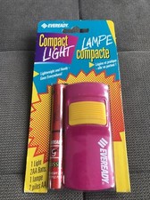 Vintage EVEREADY Compact Light Flashlight w/ Batteries C4 picture