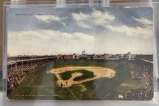 Antique 1909 Chicago Cubs West Side Ball Park Stadium Postcard Vintage  picture