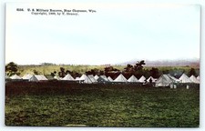 1909 PC: US Military Reserve, Cheyenne, WY. Tents. picture