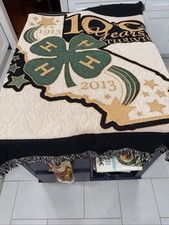 Rare California 4-H Centennial Throw Blanket NWT 50x60 Made In USA New picture