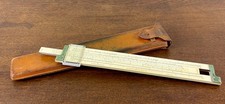 Antique K&E Keuffel Esser 4092-3 Log Log Duplex Slide Rule Leather Case picture