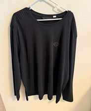 Harley-Davidson Black Long Sleeve T-Shirt Shirt Top, Men's Size 3XL picture