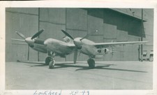 1940s WWII by Aeroplane Photo Supply #3754   Lockheed 522 XP-49 - USAAF picture