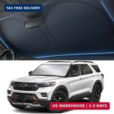 Autovir Windshield Sun Shade, Foldable Car Window Shades, 280T Visor Shade picture