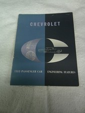 ORIGINAL 1960 CHEVROLET ENGINEERING FEATURES BOOK INTERNAL COPY W/ TO PROVING GR picture