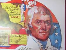 1976 VINTAGE USA POSTER OF THOMAS JEFFERSON ANDY WARHOL STYLE XTR.RARE picture