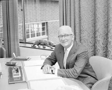 Jaguar founder Sir William Lyons 12th July 1966 Historic Old Photo picture