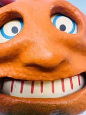 VINTAGE  1999 SEASONS GONE BY paper mache HALLOWEEN JACK-O-LANTERN  Mint picture