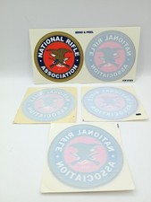 Vtg NOS New Old Stock 3” National Rifle Association Window Sticker Decal (5) picture