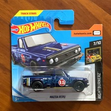 Hot Wheels Short Card 2019 Super Treasure Hunt Mazda Repu - Blue picture
