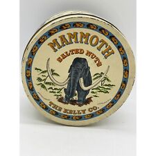 Vintage Mammoth Salted Nuts Tin The Kelly Co Cleveland Ohio picture