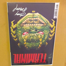 Terminal #1 1:100 Ratio Foil Cover By Frank Miller Signed by Artist Andy Kubert  picture