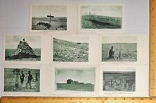 8)Vintage Custer Battle/Battlefield Postcards Near Sheridan, Wyoming/H.A.Coffeen picture