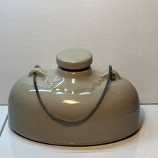 Denby Stoneware Vintage Ceramic Hot Water Bottle Screw Top Bed Warmer  picture