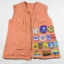 vintage NCHA National Campers and Hikers Association Style vest With Patches picture