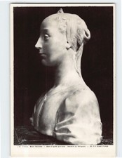 Postcard Busto d'Ignota giovinetta, Museo Nazionale, Florence, Italy picture