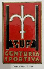 GUF GRUPPI UNIVERSITARI F… CENTURIA SPORTIVA FIRENZE DISTINTIVO NUMERATO REGNO picture