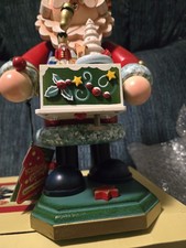 Käthe Wohlfahrt HolzKnoddl Santa Music Box Incense Smoker picture